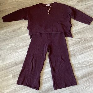 Free People Hailee Sweater Set size medium